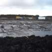 Watching brief, Peat removed from overburden storage area showing features associated with forestry planting, Construction, Stroupster Farm, Caithness