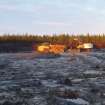 Watching brief, Sunrise at work, Construction, Stroupster Farm, Caithness