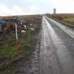 Watching brief, Access track from cattle grid entrance, Construction, Stroupster Farm, Caithness