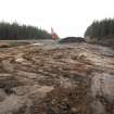 Watching brief, Turbine M post excavation shot, Construction, Stroupster Farm, Caithness