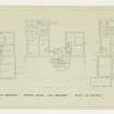Aberdeen, Seaton House.
Plans.
Insc: 'Corporation Of The City Of Aberdeen. Seaton House. Old Aberdeen. Plans As Existing'.