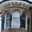 Detail of bay window at Nos 9, 10 and 10a Mount Stuart Road, Craigmore, Rothesay, Bute.