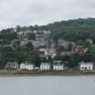 General view from east showing Craigmore Road and Craigmore area, Rothesay, Bute.