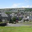 General view from east from Serpentine Road looking towards town centre, Rothesay, Bute.
