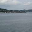 Distant view from north showing Rothesay, Bute.