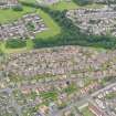 General oblique aerial view of Forthview and Grahams Crescent, and Hillcrest and Brewlands Areas of Townscape Character, Bo'ness, taken from N.