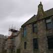 View from north-west showing rear (North Street) elevation of Nos 5-11 South Street, Bo'ness.