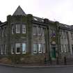 View from north-east showing Former Foundry Offices, Nos 58-62 Union Street, Bo'ness.