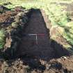 Archaeological evaluation, Trench 3 post-excavation, Site 9, Borders Railway Project