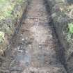 Archaeological evaluation, Trench 1 post-excavation, Site 11, Borders Railway Project