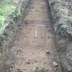 Archaeological evaluation, Trench 2 post-excavation, Site 11, Borders Railway Project