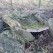 Archaeological evaluation, Detail of reinforced concrete, Site 622, Borders Railway Project