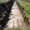 Archaeological evaluation, Trench 1, general, Hardengreen Carpark (Site 623), Borders Railway Project