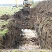 Archaeological evaluation, Trench 2, general, Hardengreen Carpark (Site 623), Borders Railway Project