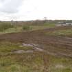 Archaeological evaluation, General shot of backfilled trenches, Hardengreen Carpark (Site 623), Borders Railway Project
