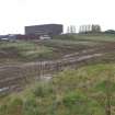 Archaeological evaluation, General shot of backfilled trenches, Hardengreen Carpark (Site 623), Borders Railway Project