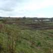 Archaeological evaluation, General shot of backfilled trenches, Hardengreen Carpark (Site 623), Borders Railway Project