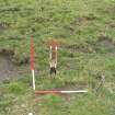 Field survey, Shot of marker post site 384, Borders Railway Project