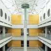 Interior view showing atrium at first-floor level of Nos 113-115 Dundas Street, Edinburgh.