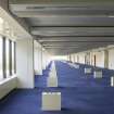 Interior view showing open plan office space on first floor of No 105 Dundas Street, Edinburgh.