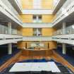 Interior view showing atrium at lower ground floor level of Nos 113-115 Dundas Street, Edinburgh.