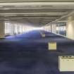 Interior view showing open plan office space on ground floor of No 105 Dundas Street, Edinburgh.