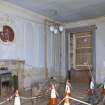 Interior view showing former Dining Room on ground floor at Nos 52-53 Carlton Place (Laurieston House), Glasgow.
