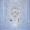 Detail of plasterwork in former Dining Room on ground floor at Nos 52-53 Carlton Place (Laurieston House), Glasgow.