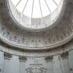 Interior view from second floor showing cupola above staircase at Nos 52-53 Carlton Place (Laurieston House), Glasgow.