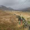 Field survey, YX19, Site 16 drystone wall enclosure and bank, Replacement Overhead Line (YX route), Ben Cruachan Hydro Power Station to Dalmally Substation, Argyll and Bute