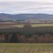 Cultural heritage assessment, Roughly 180º view from the Mummer’s Cairn – starting in the SE – and on an arc to the W (approx), Proposed wind farm at Hill of Rothmaise, Meikle Wartle, Inverurie, Aberdeenshire