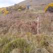 Cultural heritage assessment, Site 13a hut circle, Crakaig Windfarm, Highland