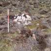 Cultural heritage assessment, Site 2 possible cairn, Crakaig Windfarm, Highland