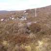 Cultural heritage assessment, Site 2 robbed out cairn / structure, Crakaig Windfarm, Highland
