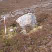 Cultural heritage assessment, Site 21 possible standing stone, Crakaig Windfarm, Highland