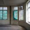 Historic building recording, Interior shot of windows, Waterston's Logie Green Printing Works, Edinburgh