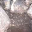 Watching brief, Stone block 03 and cobble spread 04, Mither Tap Hillfort, Bennachie, Aberdeenshire