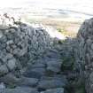 Watching brief, General view of path, Mither Tap Hillfort, Bennachie, Aberdeenshire