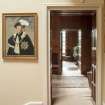 Interior view showing passage from stairwell on first floor, into Gallery and through to Drawing Room, Brechin Castle.