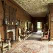 Interior view showing Gallery on first floor, Brechin Castle.