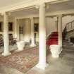 Interior view showing Entrance Hall on ground floor, Brechin Castle.