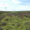 Cultural heritage assessment, Site 34.7, from E, Neart Na Gaoithe Wind Farm Onshore Grid Connection, East Lothian