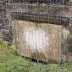 Detail of kiln showing opening at ground level from north west. 