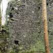 Interior. View from south west of north east range. Note possible ingress on both levels to the extreme left.  