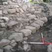 Outermost wall of broch in W corner