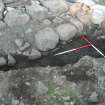 Outermost wall, in front, outer outer wall behind and broch outer wall face just visible at back