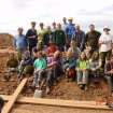 Excavation, Team photo, Whittingehame Tower, Traprain Law Environs project Phase 2, East Lothian