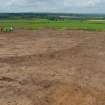 Archaeological excavation, Day 1, Ditch NE, Standingstone, Traprain Law Environs Project Phase 2, East Lothian