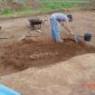 Archaeological excavation, Day 7, Ditch, Standingstone, Traprain Law Environs Project Phase 2, East Lothian