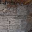 Standing building survey, Room 0/1, Blocked opening in SW corner, Kellie Castle, Arbirlot